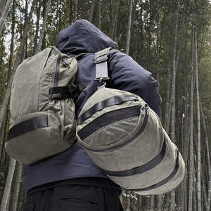 Boltpack - 30L Duffel - Limited Edition Waxed Canvas - Olive Drab