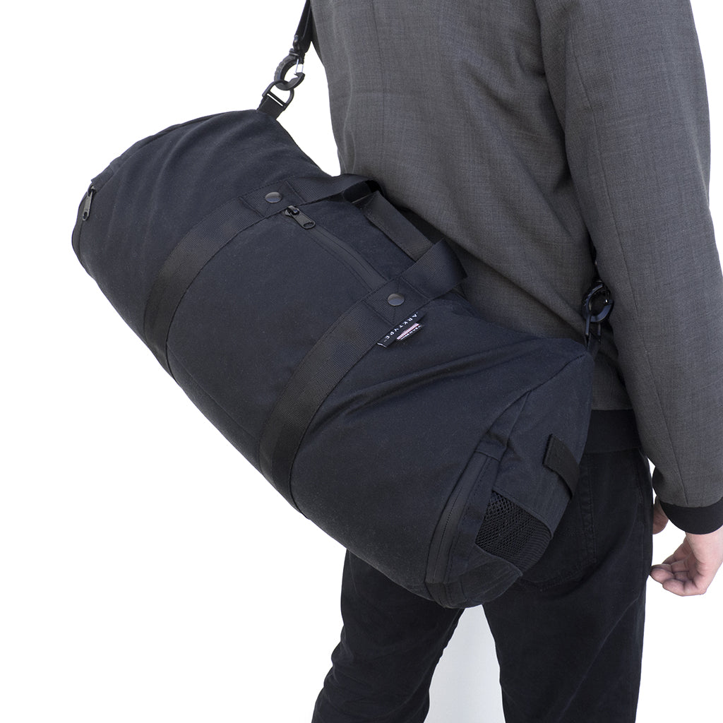 Boltpack - 30L Duffel - Waxed Canvas - Black