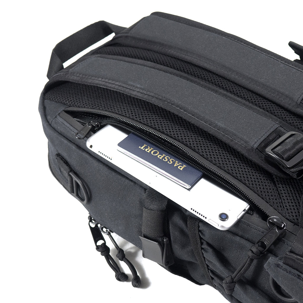 Dashpack - 15L - Waxed Canvas - Black