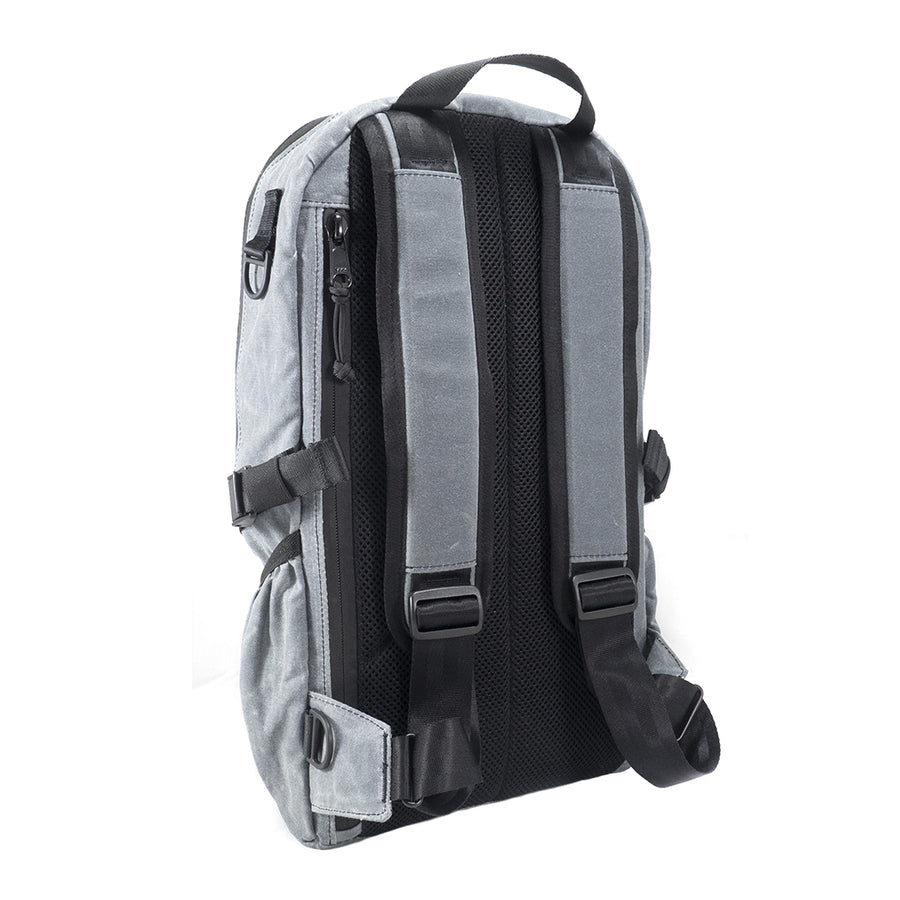 ARKTYPE Dashpack Backpack - Slate Waxed Canvas - Perspective