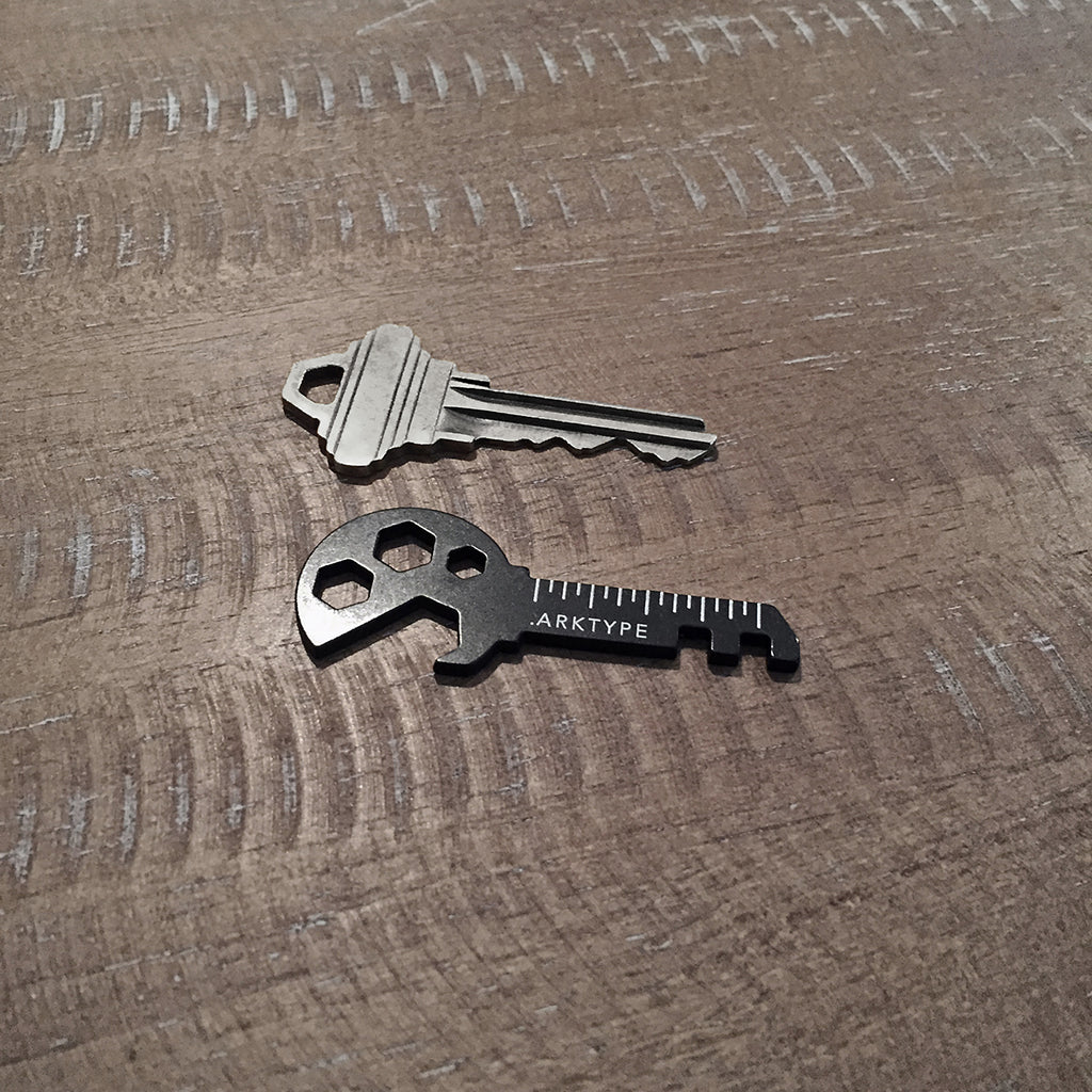 ARKTYPE Masterkey Pocket Multi-tool - Size Comparison with Key