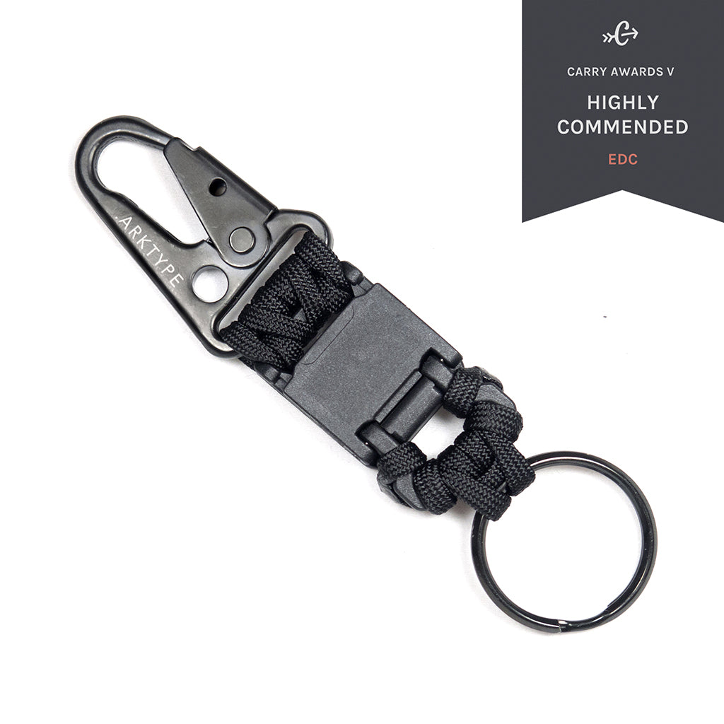 Paracord quick release key ring