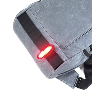 ARKTYPE Dashpack Backpack - Slate Waxed Canvas - Front Mil-Spec Webbing