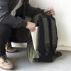 ARKTYPE Dashpack Backpack - Olive Drab Waxed Canvas - Hidden Laptop Compartment