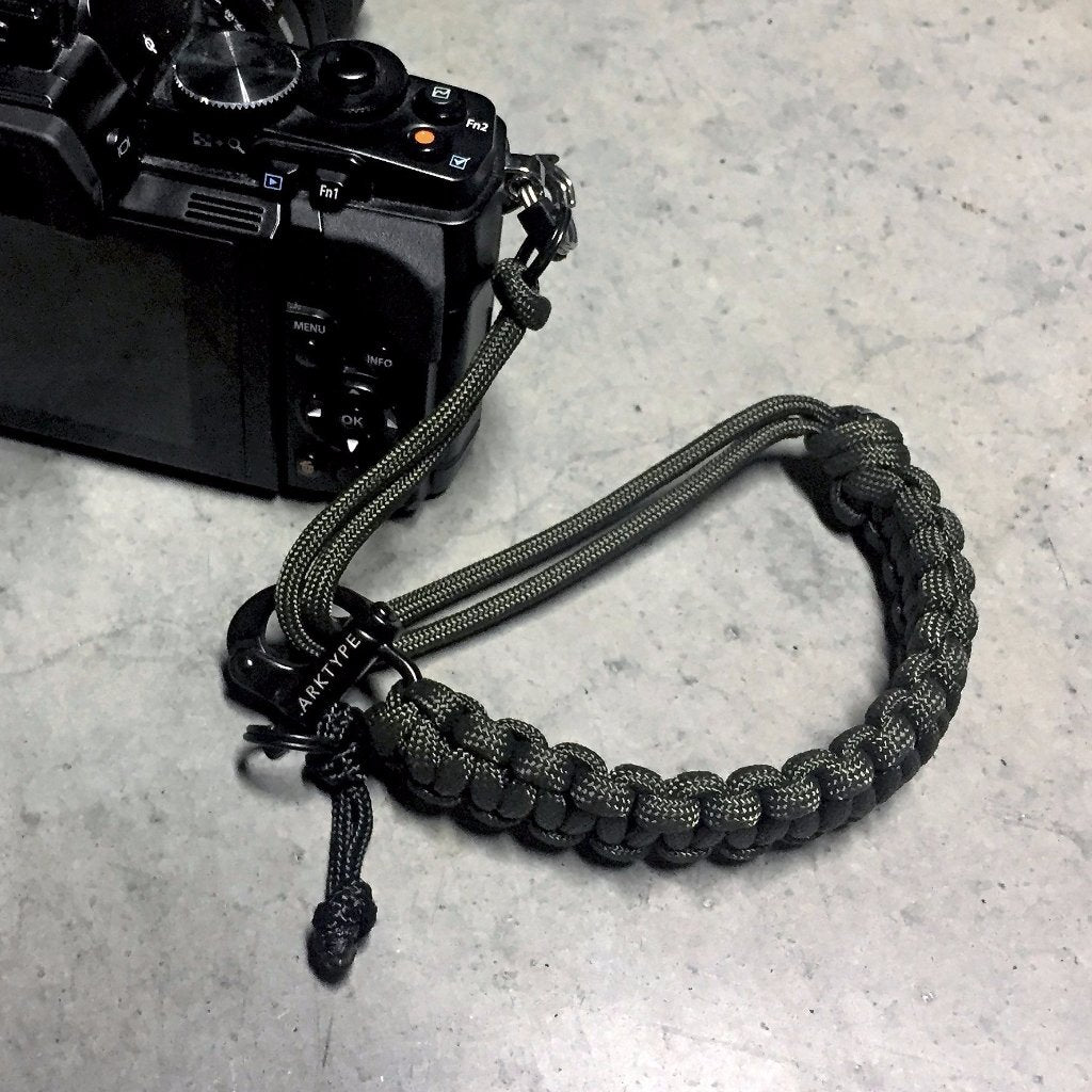 Paracord Camera Wrist Strap - Olive Drab